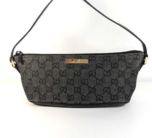 Gucci Boat clutch bag in dark grey