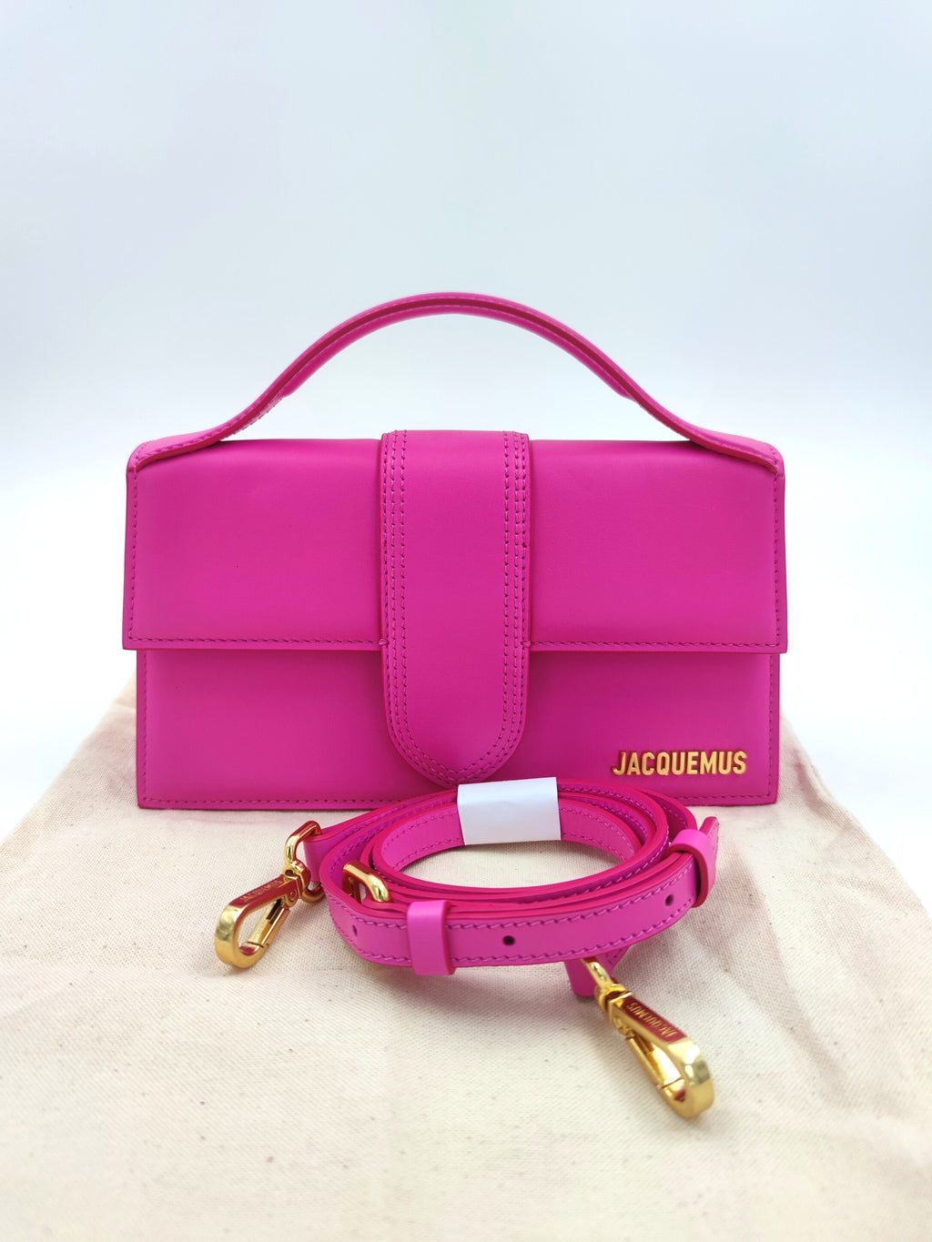 Jacquemus Le Grand Bambino Rosa Fluo