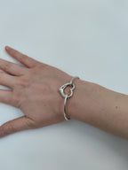 Bracciale Open Heart con diamante Elsa Peretti