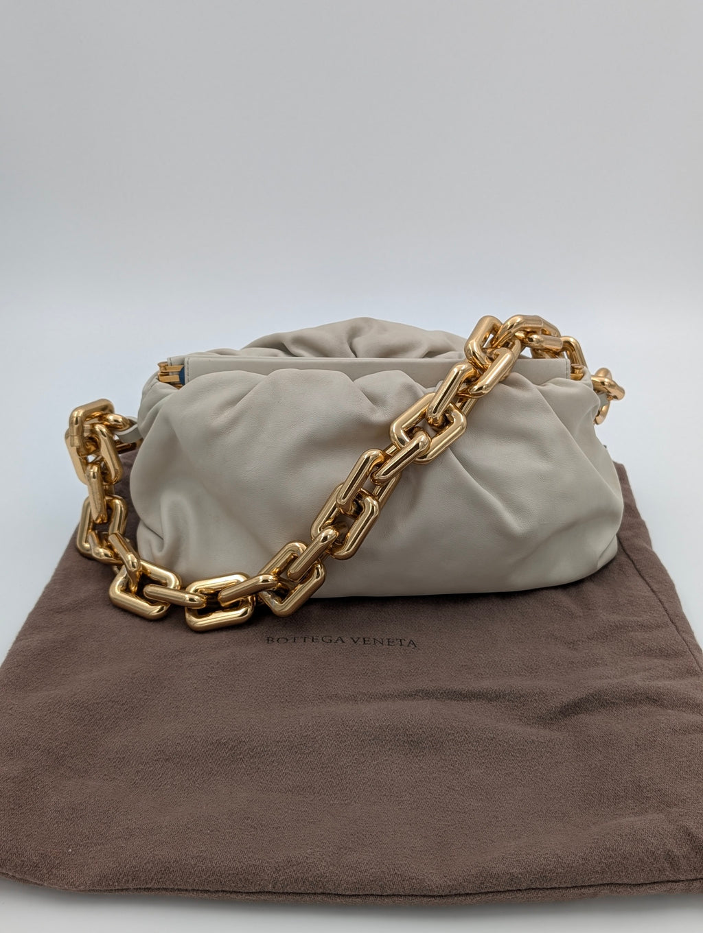 Bottega Veneta The Chain Pouch Panna - Avorio