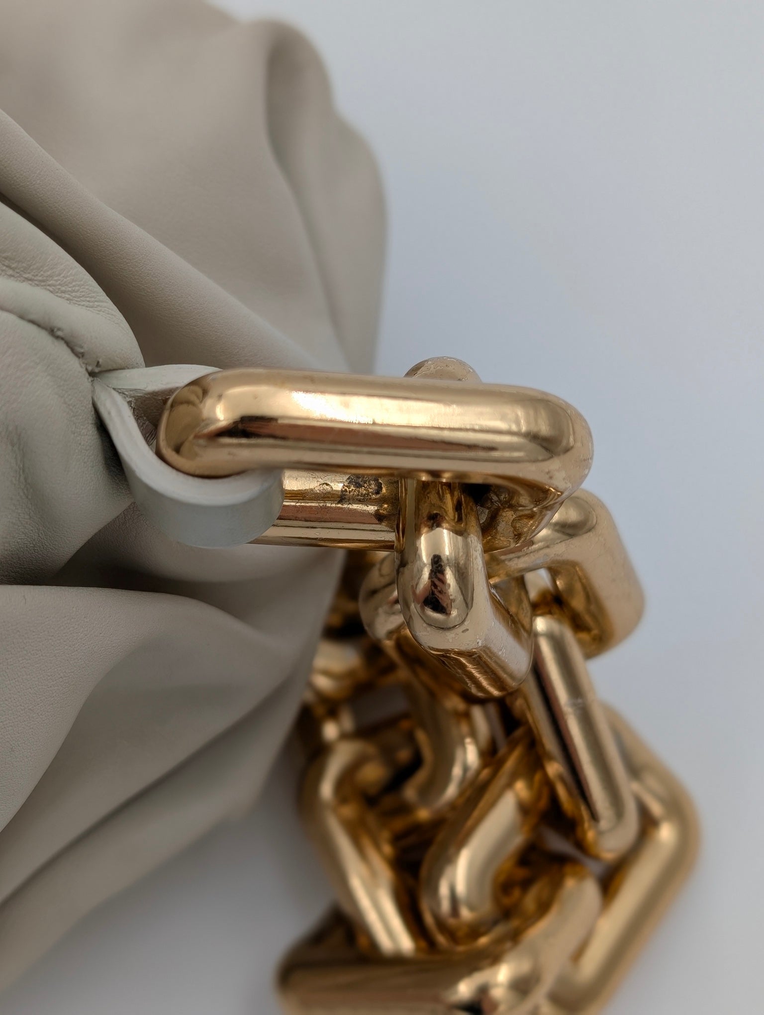 Bottega Veneta The Chain Pouch Panna - Avorio