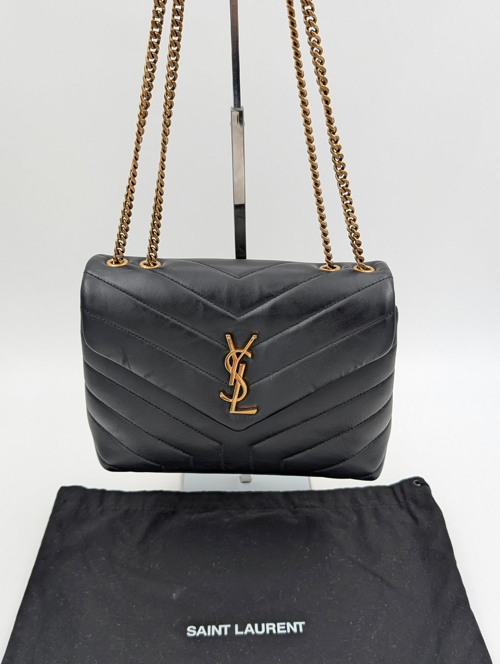 Saint Laurent Lou Lou Small Nero