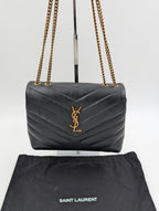 Saint Laurent Lou Lou Small Nero