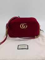 Gucci Marmont Velluto Rosso
