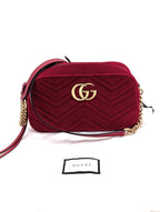 Gucci Marmont Velluto Rosso
