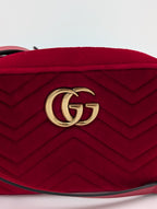 Gucci Marmont Velluto Rosso