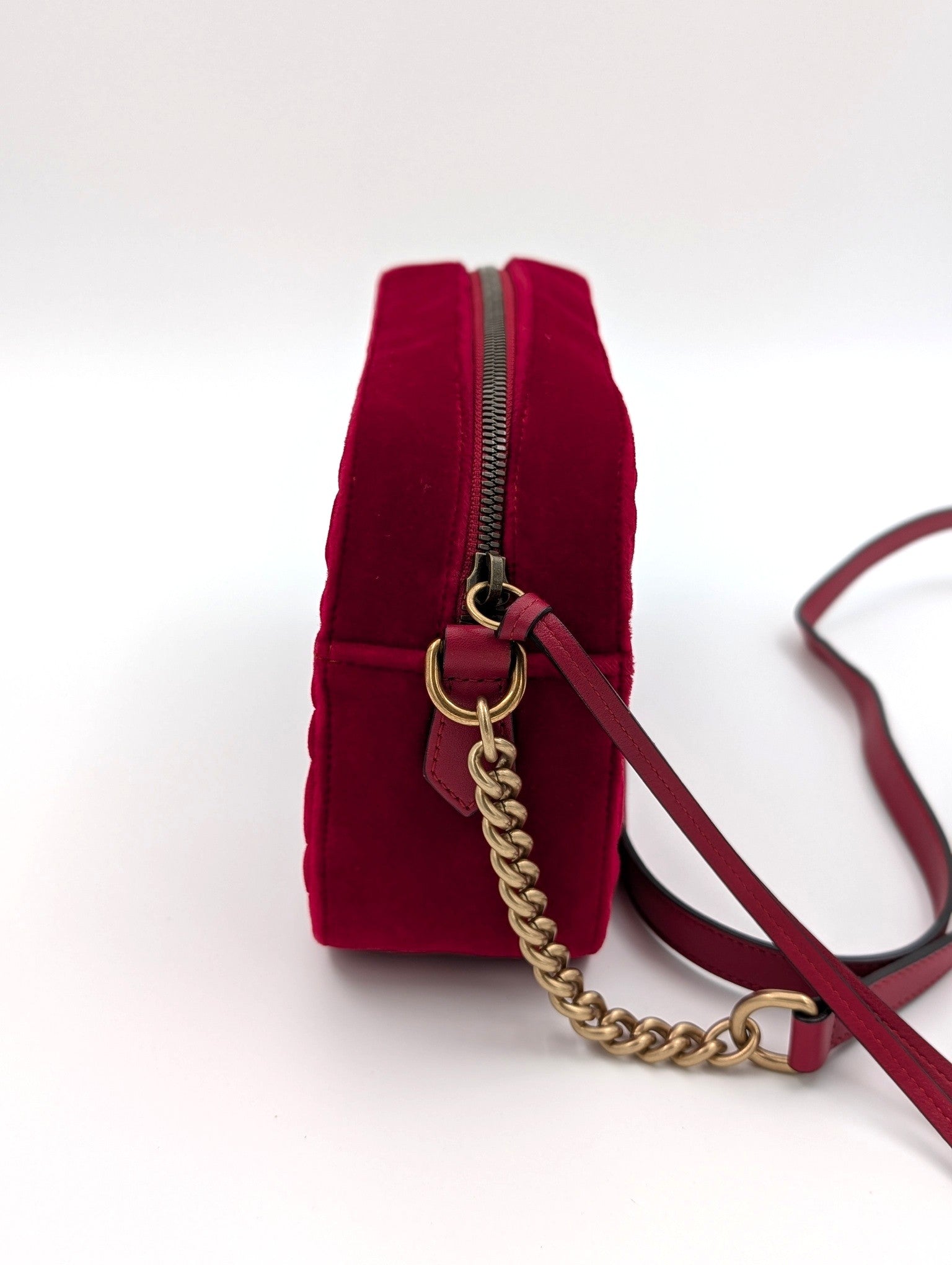 Gucci Marmont Velluto Rosso