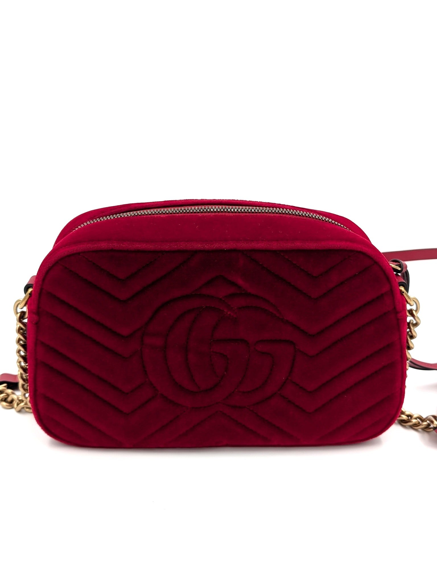 Gucci Marmont Velluto Rosso