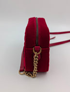 Gucci Marmont Velluto Rosso