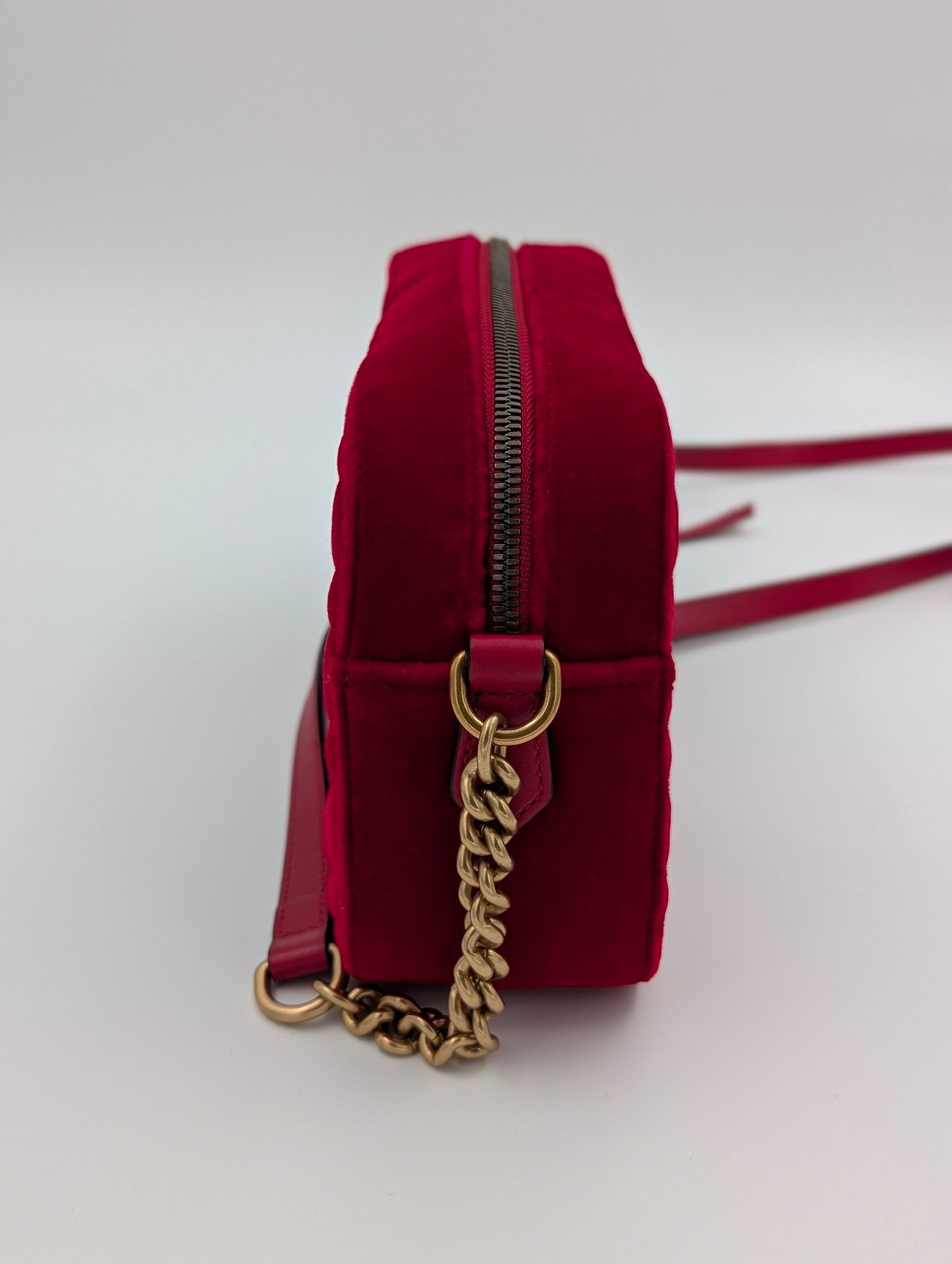 Gucci Marmont Velluto Rosso