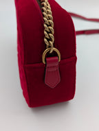 Gucci Marmont Velluto Rosso