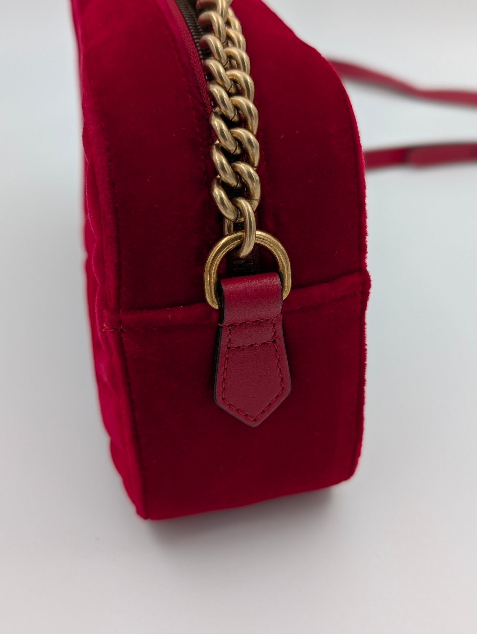 Gucci Marmont Velluto Rosso