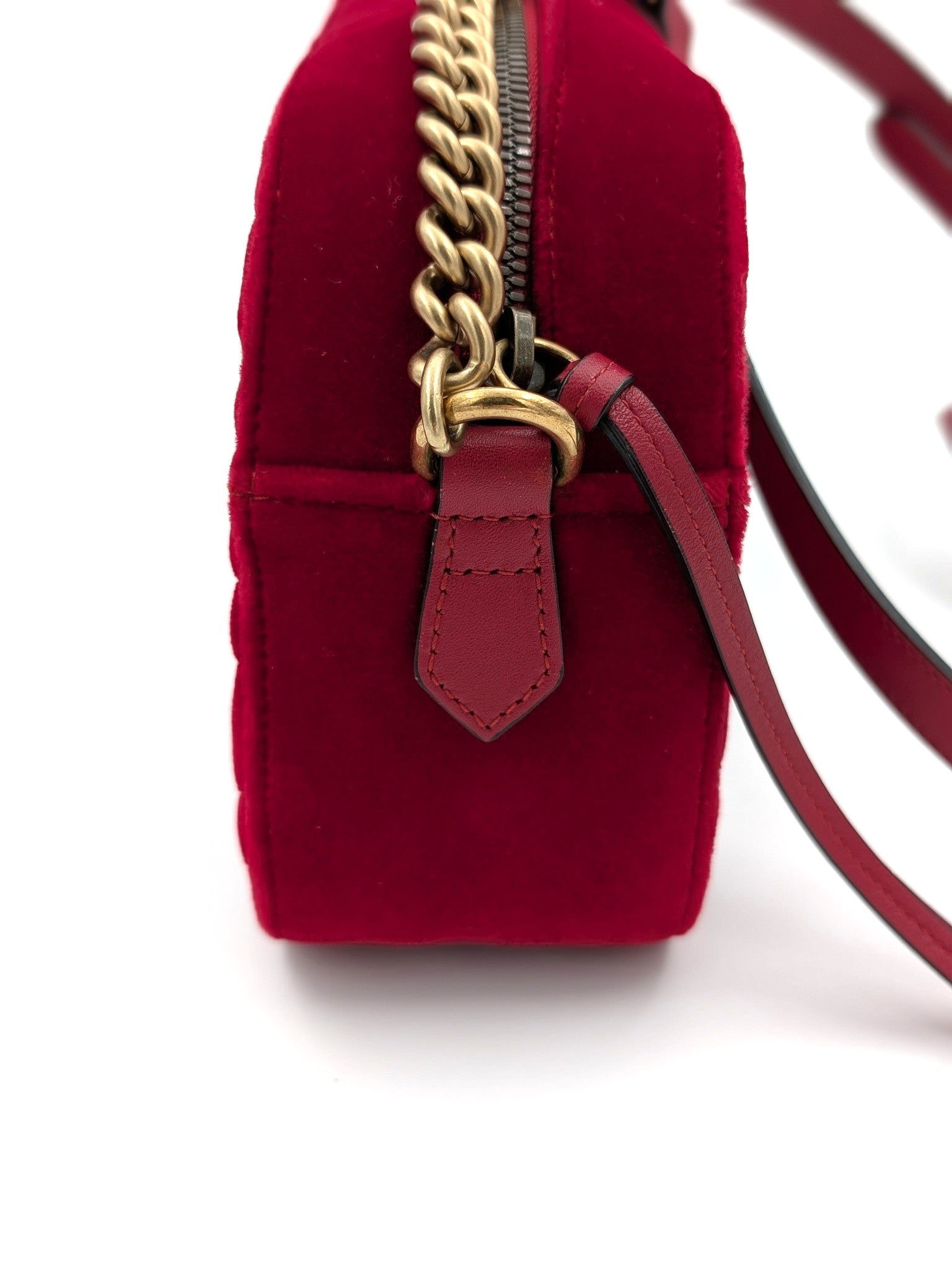 Gucci Marmont Velluto Rosso