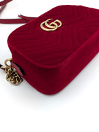 Gucci Marmont Velluto Rosso