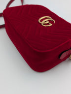 Gucci Marmont Velluto Rosso