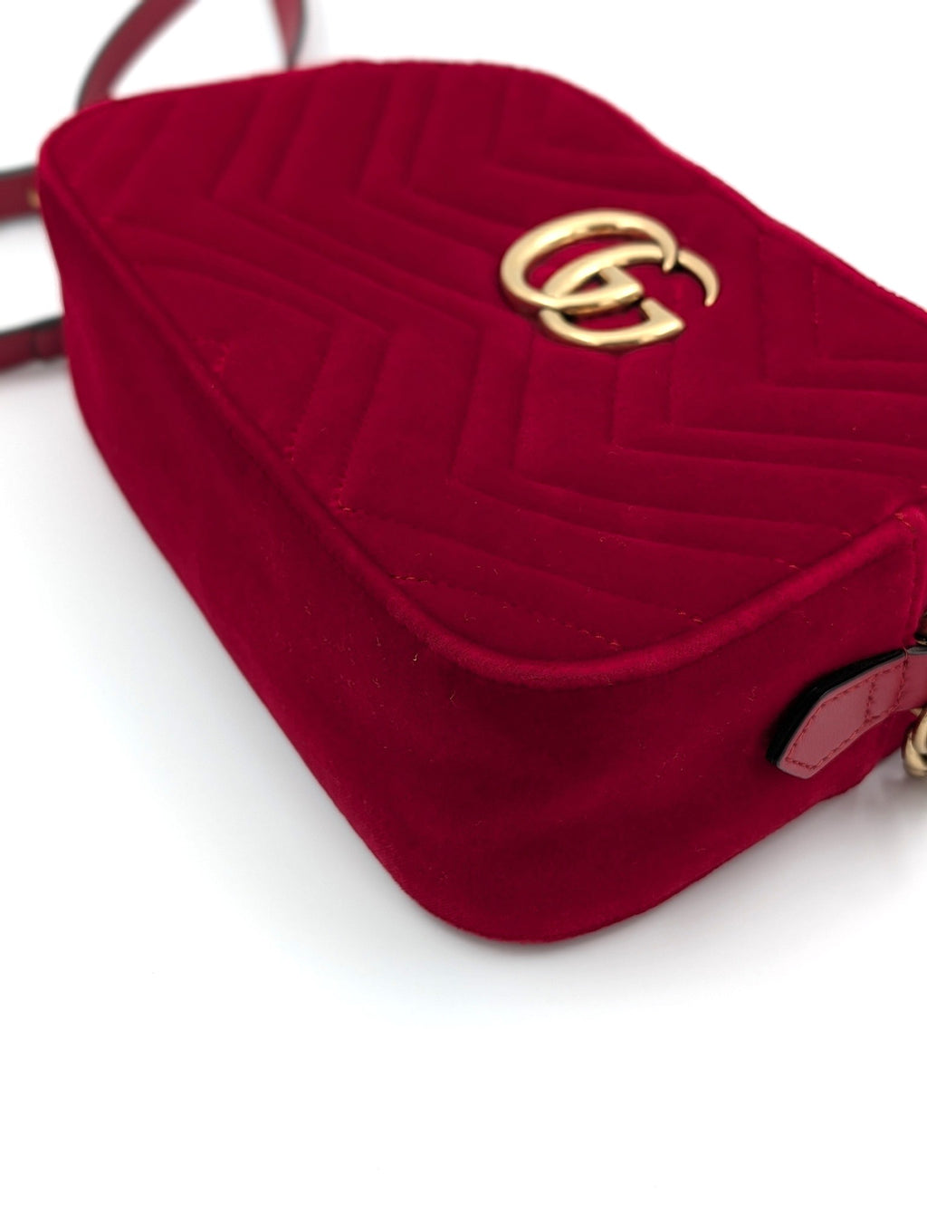 Gucci Marmont Velluto Rosso