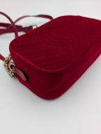 Gucci Marmont Velluto Rosso