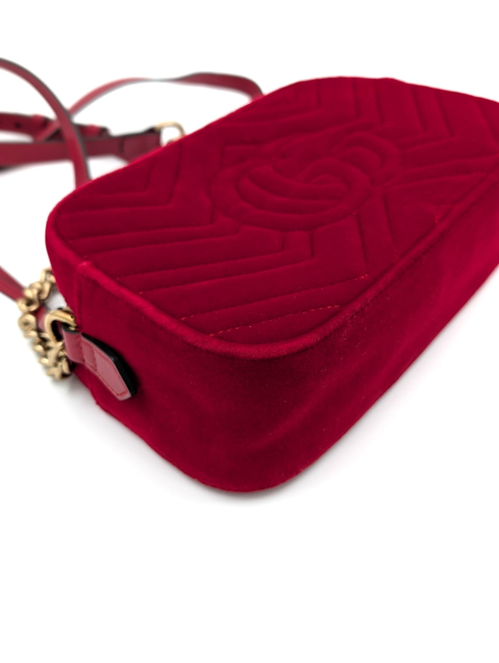 Gucci Marmont Velluto Rosso