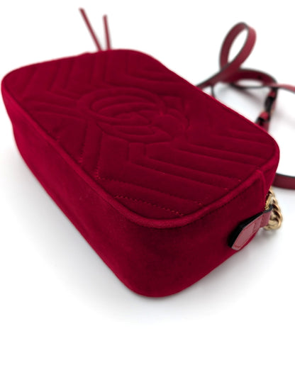 Gucci Marmont Velluto Rosso