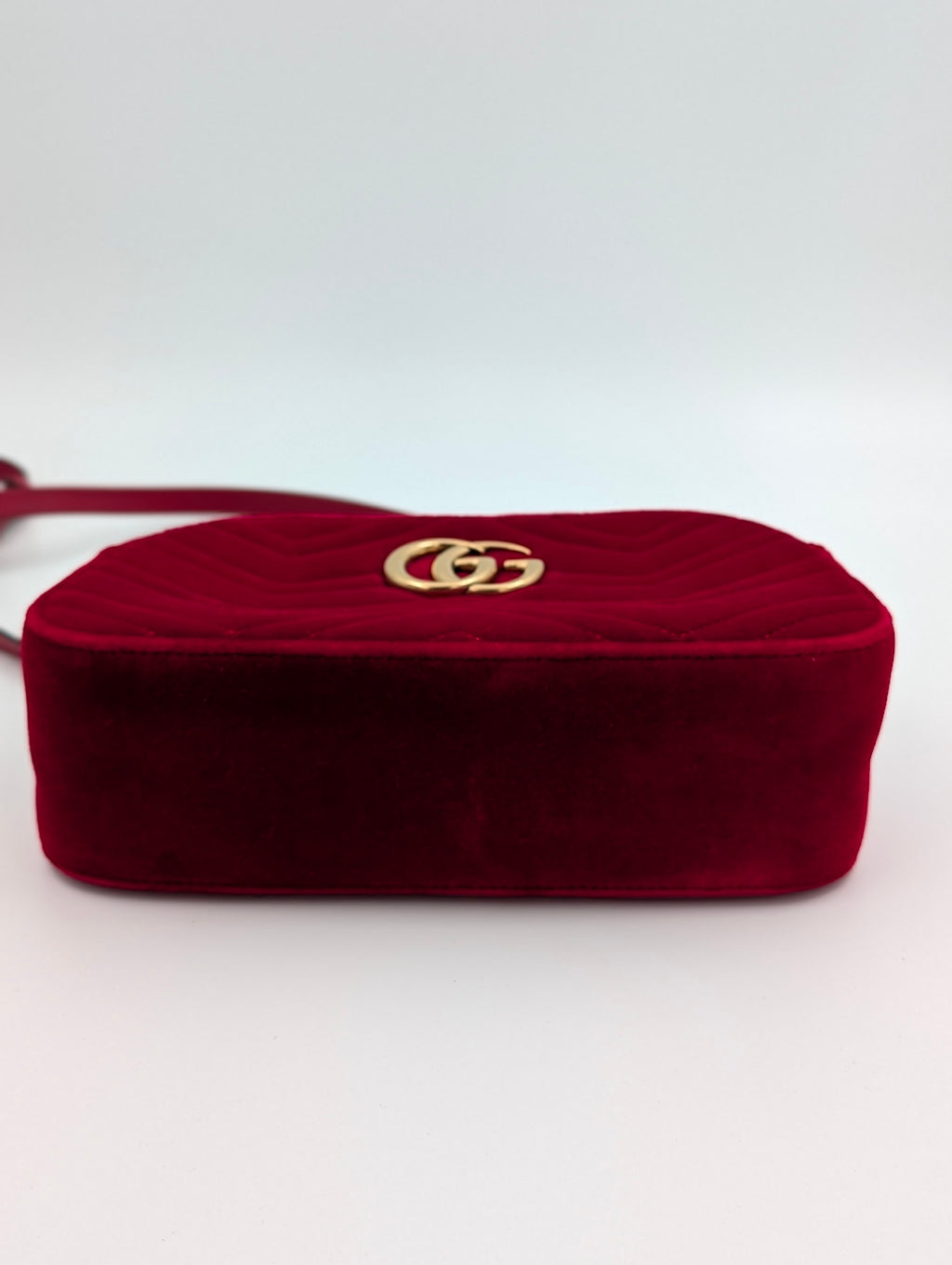 Gucci Marmont Velluto Rosso