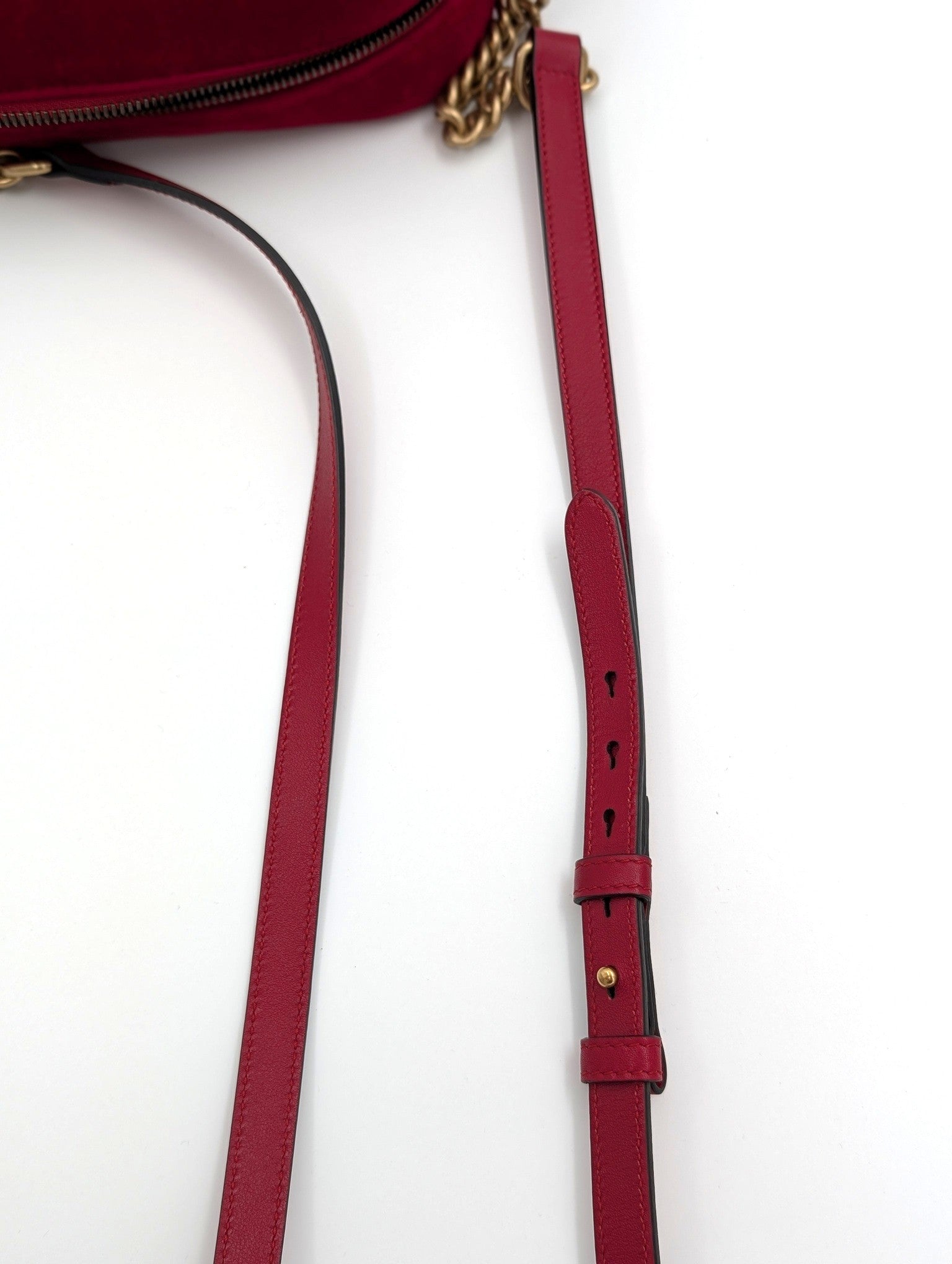 Gucci Marmont Velluto Rosso