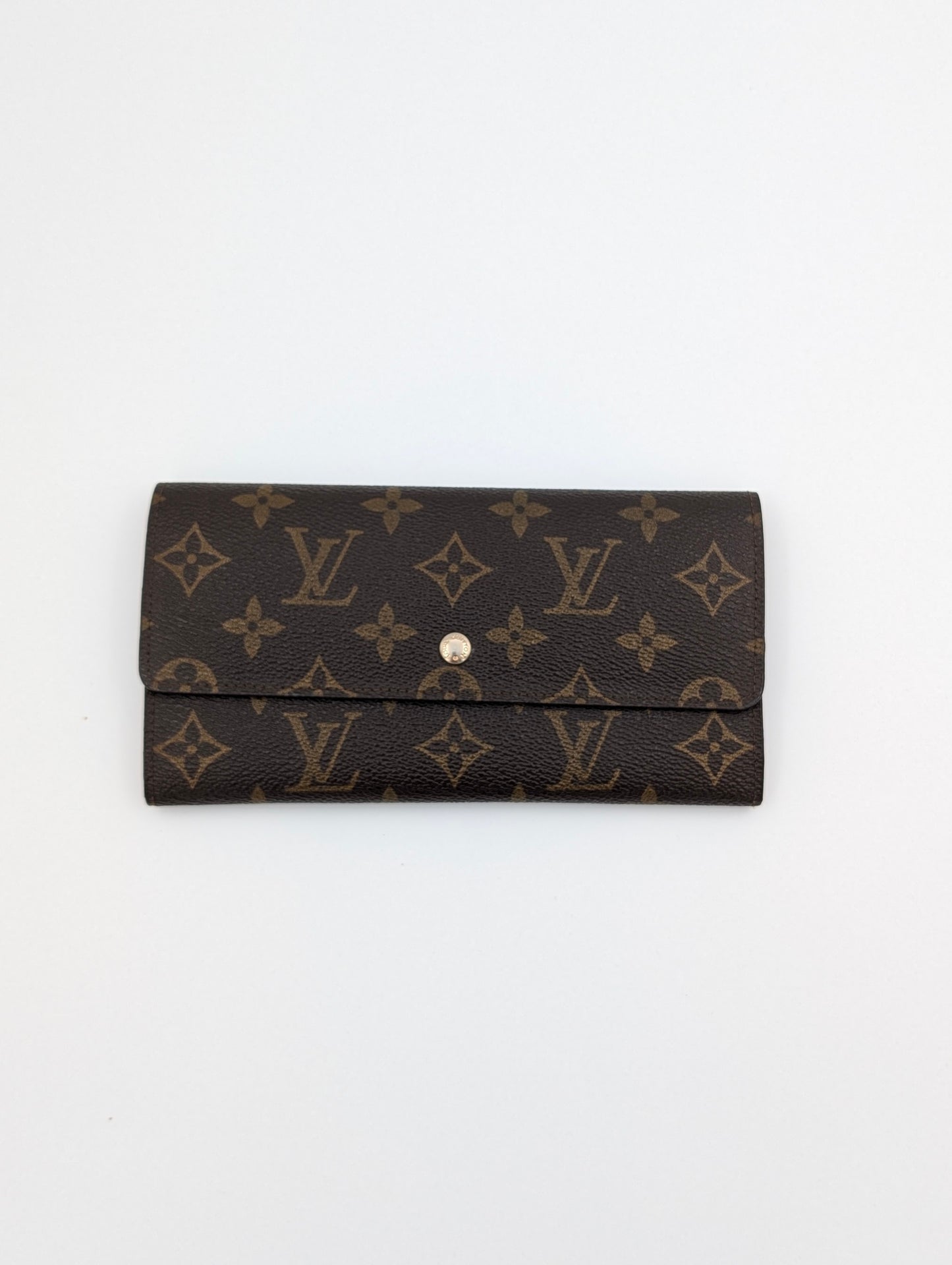 Louis Vuitton Portafoglio lungo bi-fold Monogram