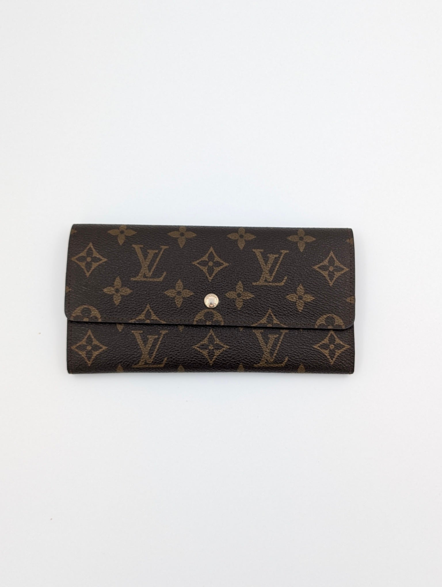 Louis Vuitton Portafoglio lungo bi-fold Monogram