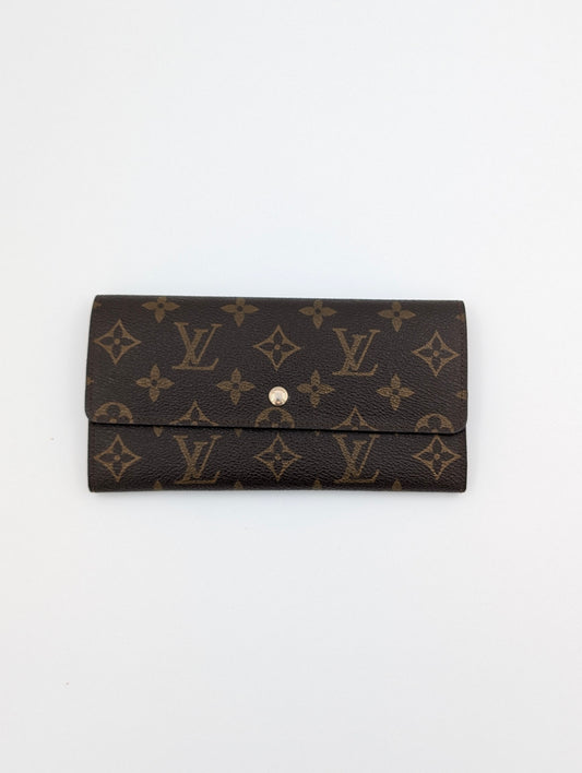 Louis Vuitton Portafoglio lungo bi-fold Monogram