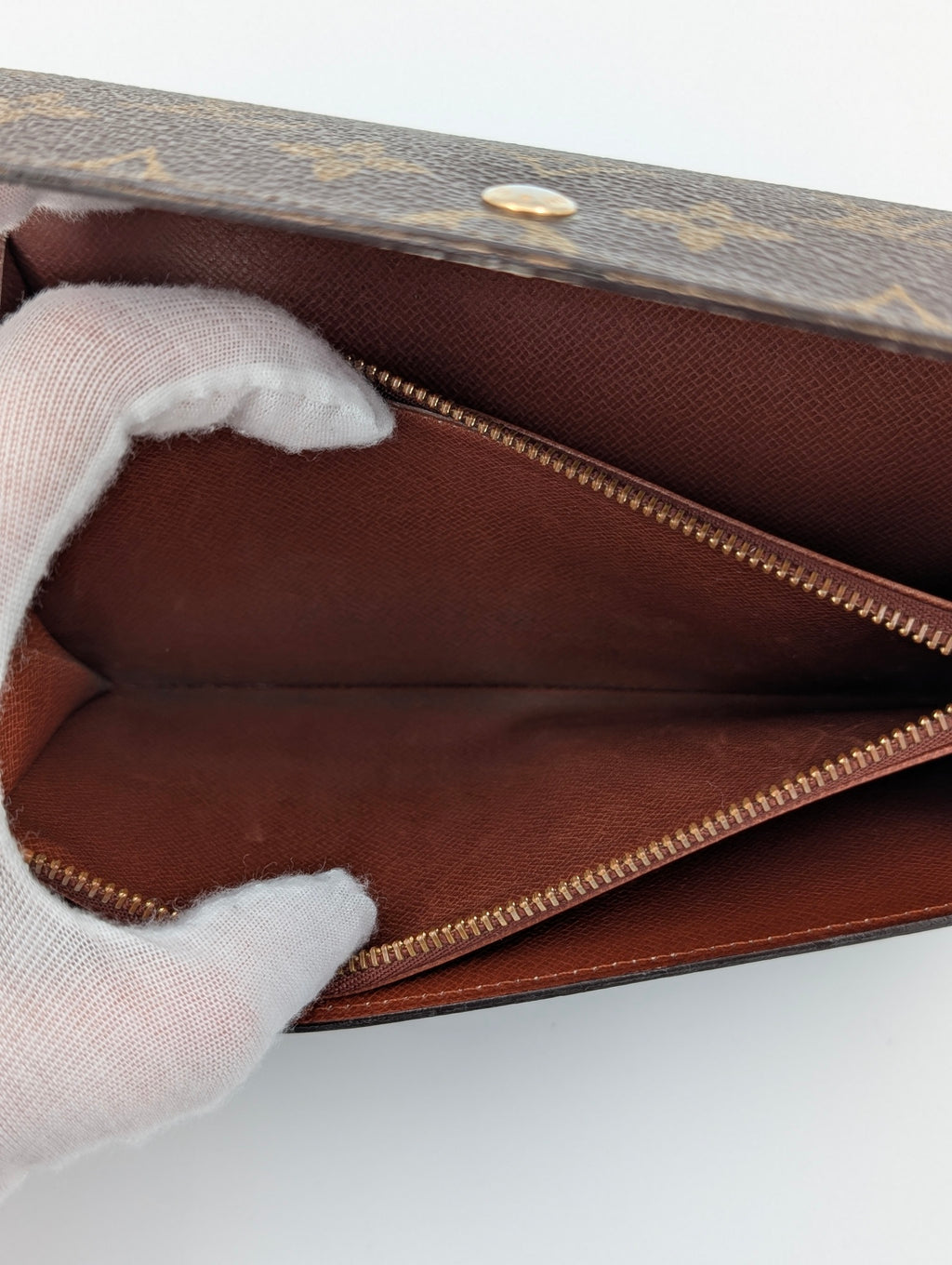 Louis Vuitton Portafoglio lungo bi-fold Monogram