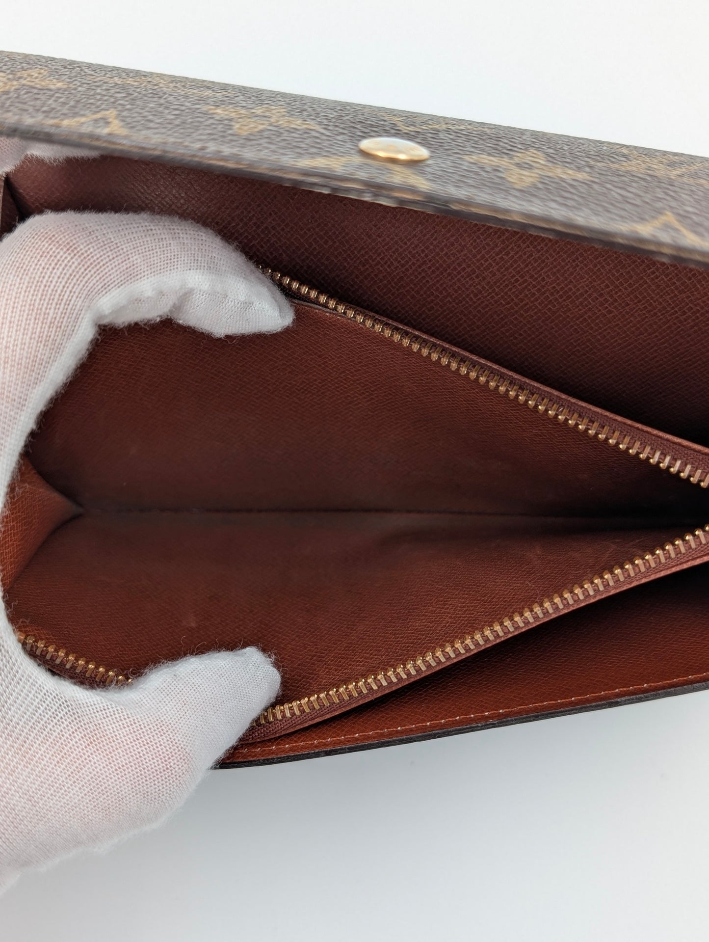 Louis Vuitton Portafoglio lungo bi-fold Monogram