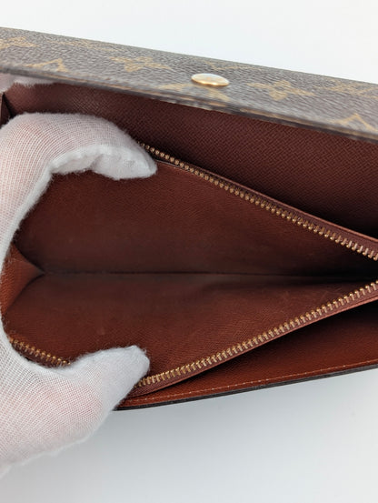 Louis Vuitton Portafoglio lungo bi-fold Monogram