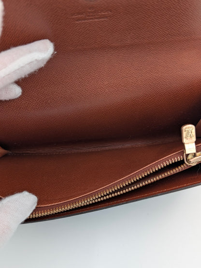 Louis Vuitton Portafoglio lungo bi-fold Monogram