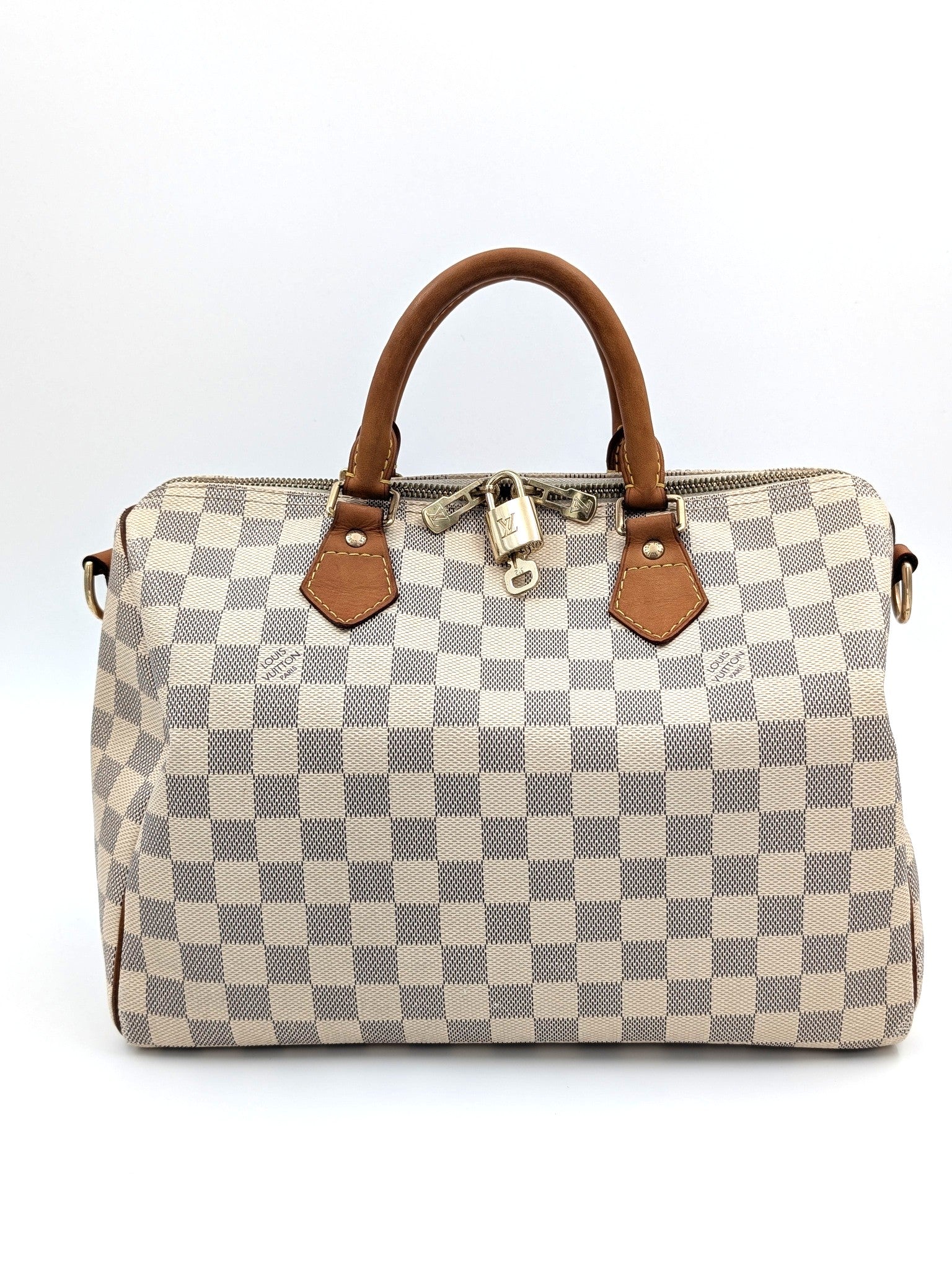 Louis Vuitton Speedy 30 tela Damier Azur Bandoulière
