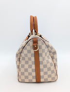 Louis Vuitton Speedy 30 tela Damier Azur Bandoulière