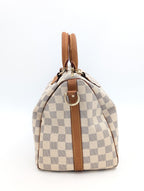 Louis Vuitton Speedy 30 tela Damier Azur Bandoulière