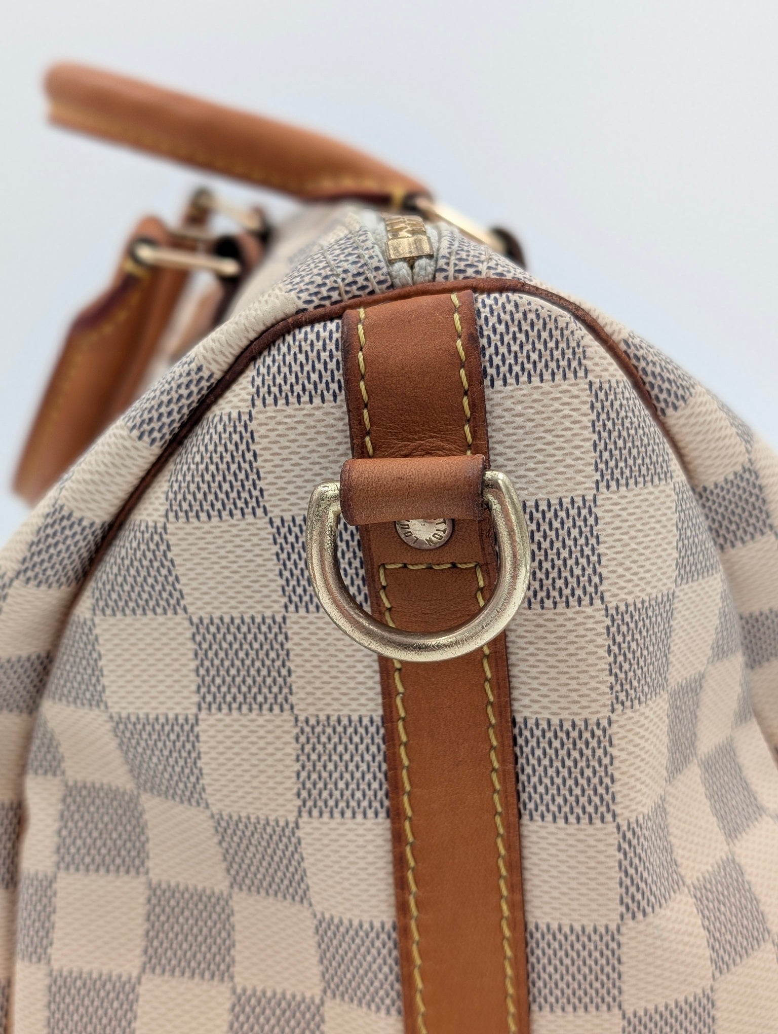 Louis Vuitton Speedy 30 tela Damier Azur Bandoulière