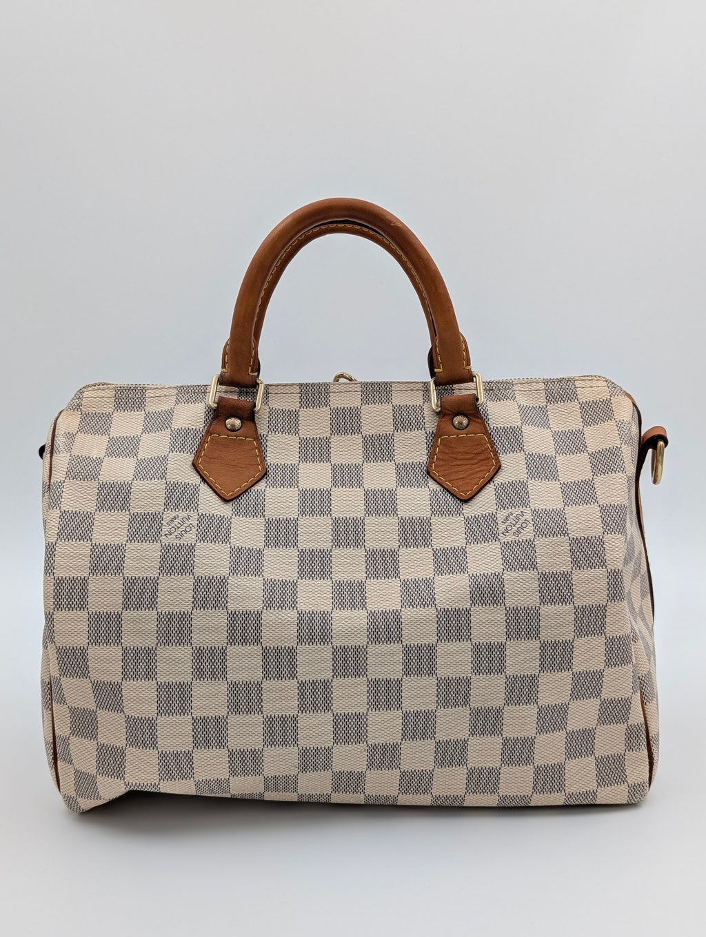 Louis Vuitton Speedy 30 tela Damier Azur Bandoulière