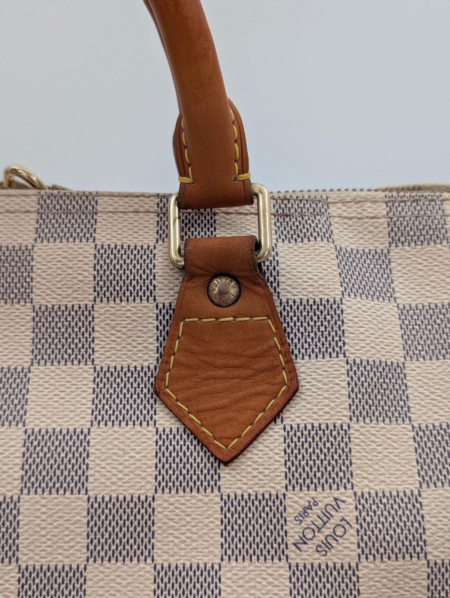 Louis Vuitton Speedy 30 tela Damier Azur Bandoulière