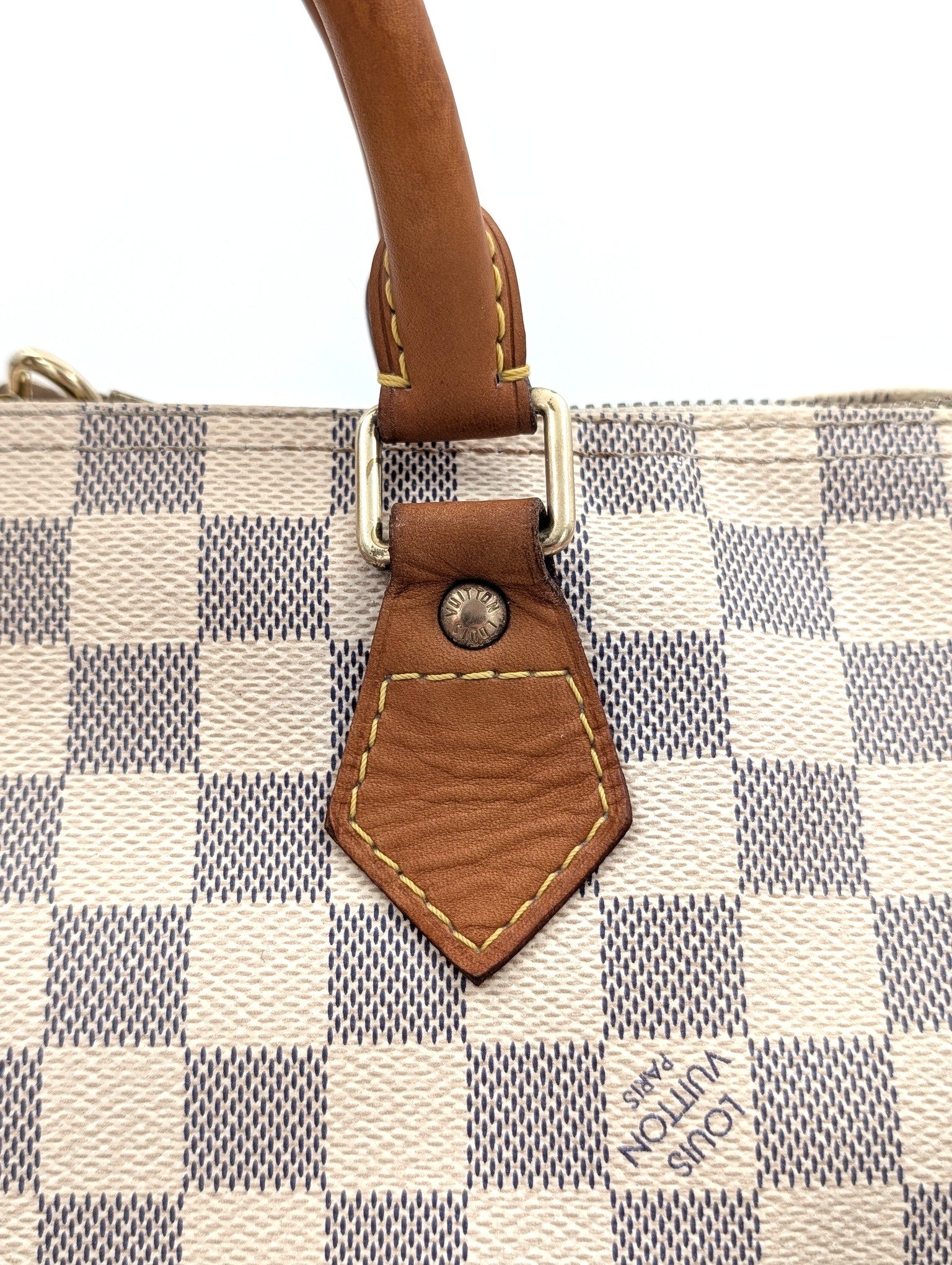 Louis Vuitton Speedy 30 tela Damier Azur Bandoulière