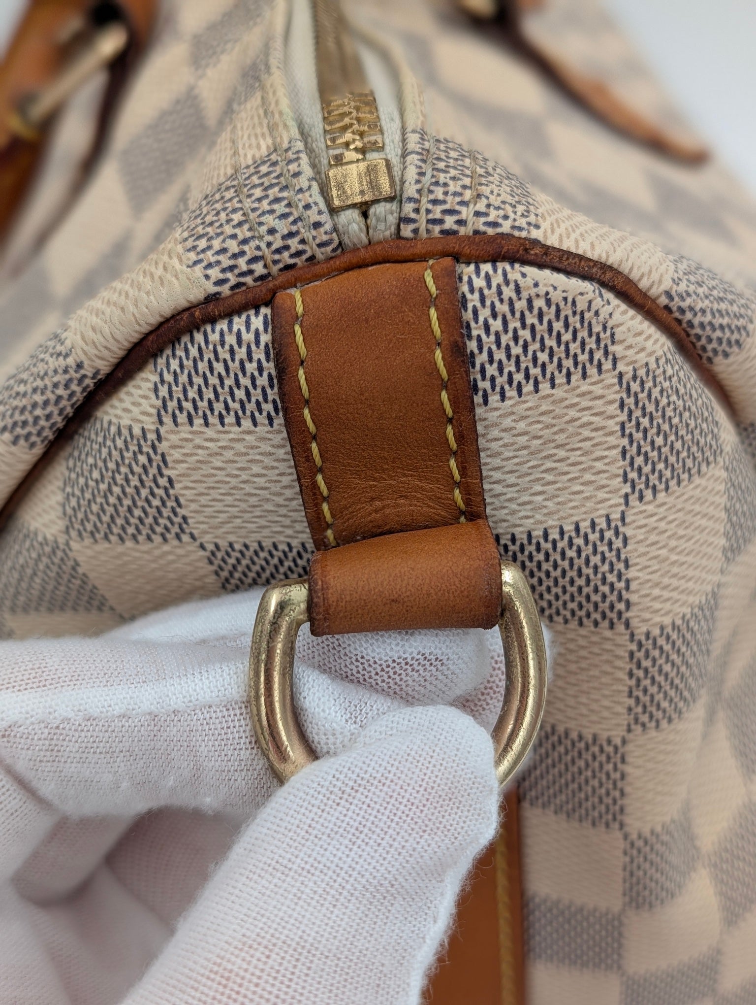 Louis Vuitton Speedy 30 tela Damier Azur Bandoulière
