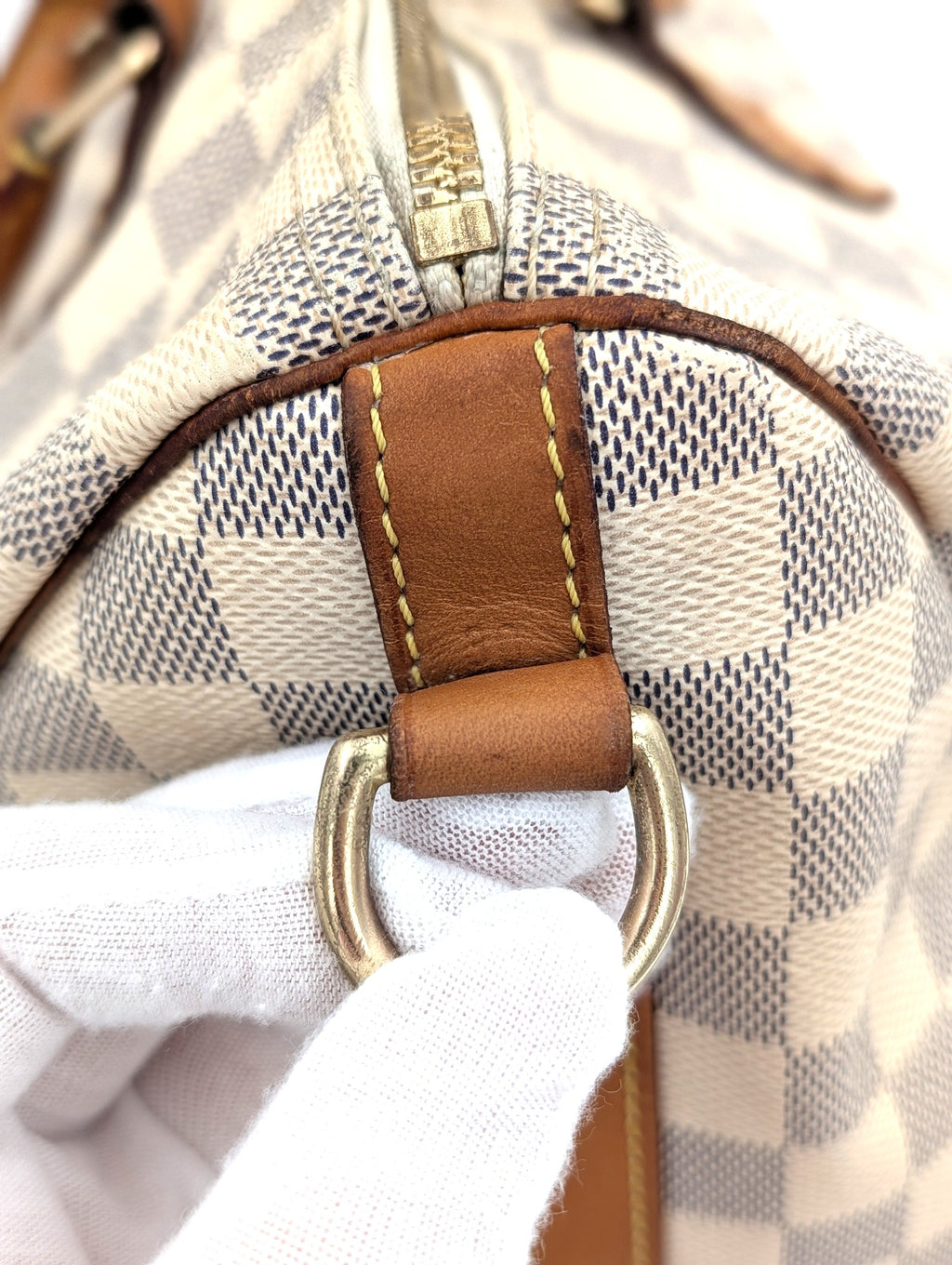 Louis Vuitton Speedy 30 tela Damier Azur Bandoulière