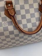 Louis Vuitton Speedy 30 tela Damier Azur Bandoulière