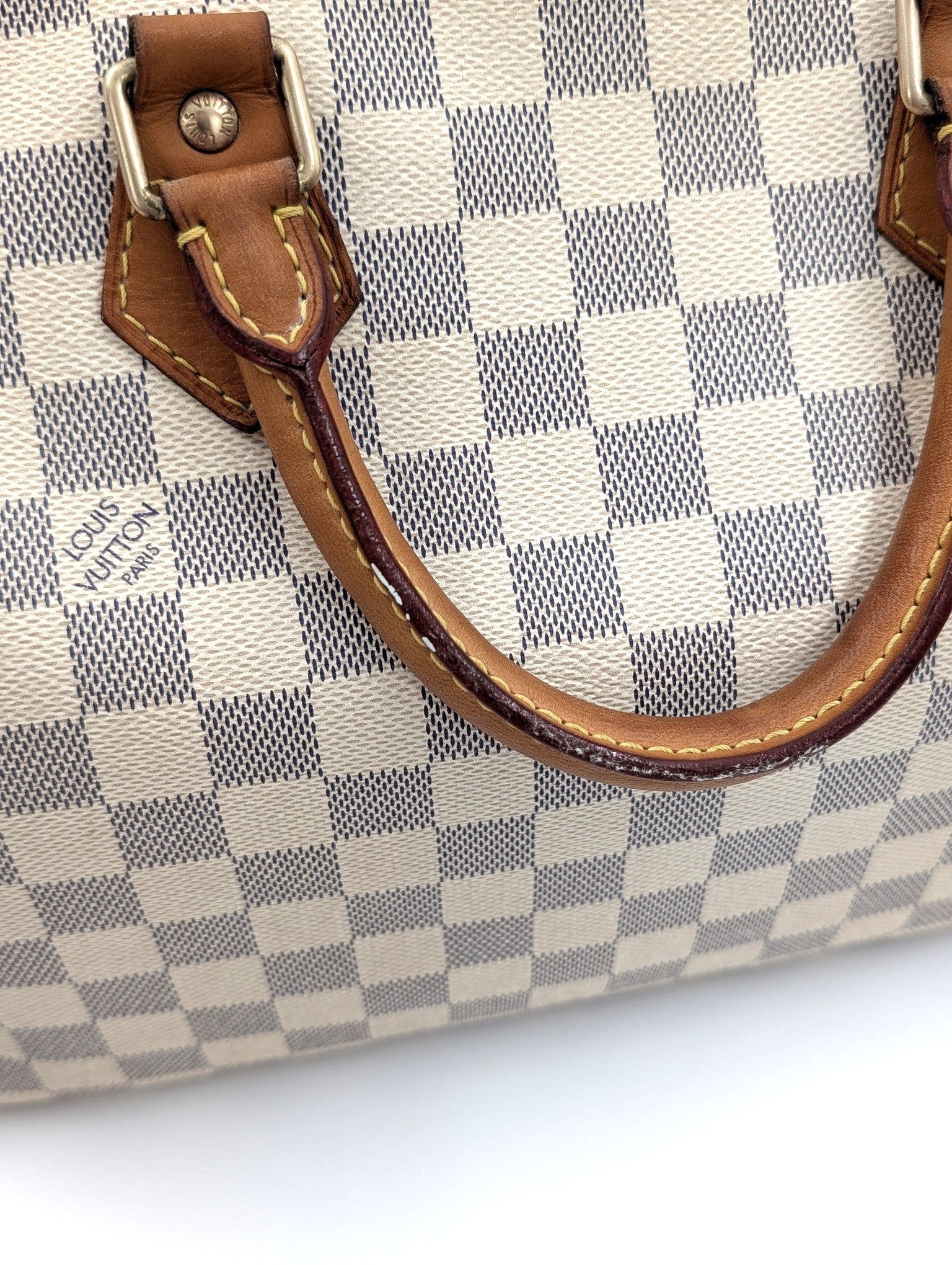 Louis Vuitton Speedy 30 tela Damier Azur Bandoulière
