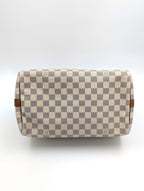 Louis Vuitton Speedy 30 tela Damier Azur Bandoulière