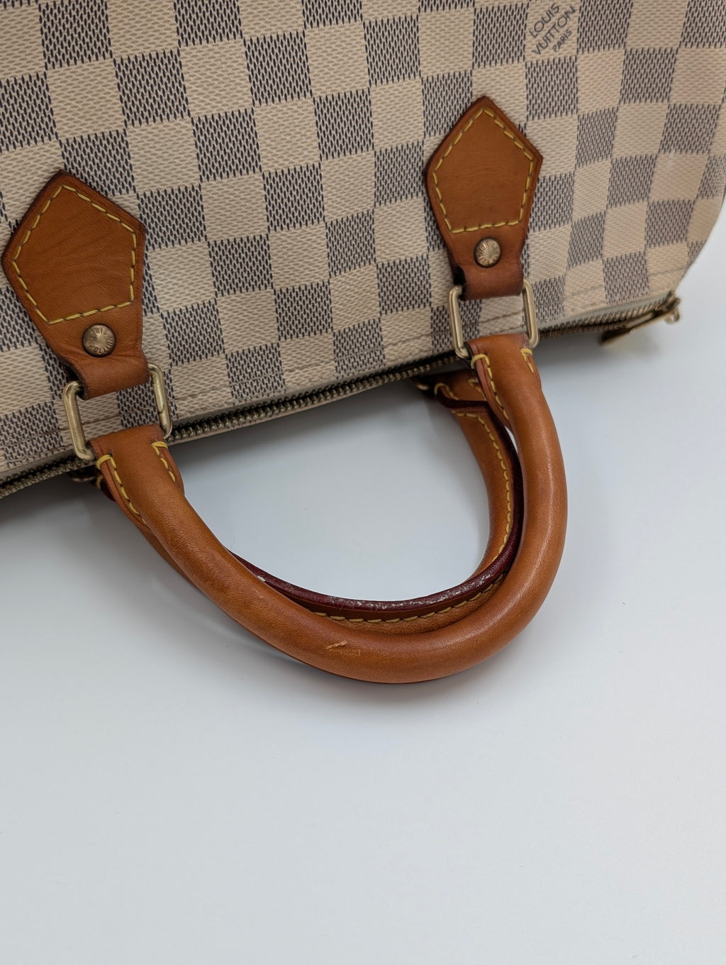 Louis Vuitton Speedy 30 tela Damier Azur Bandoulière