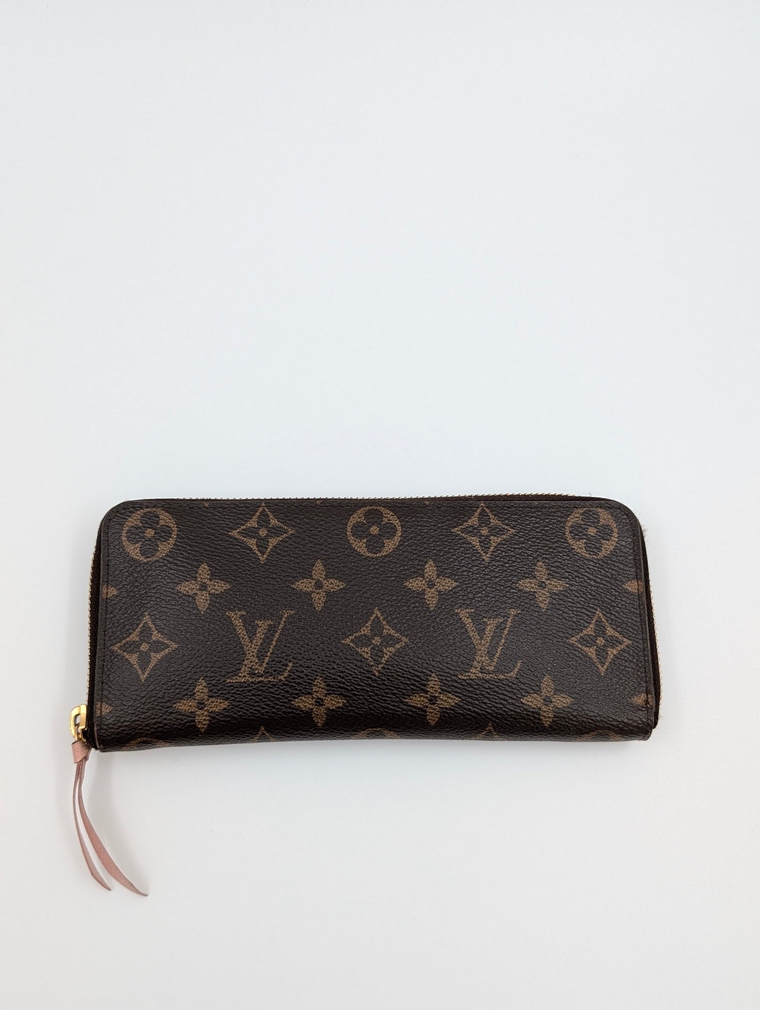 Louis Vuitton Portafoglio Clemence rosa ballerina