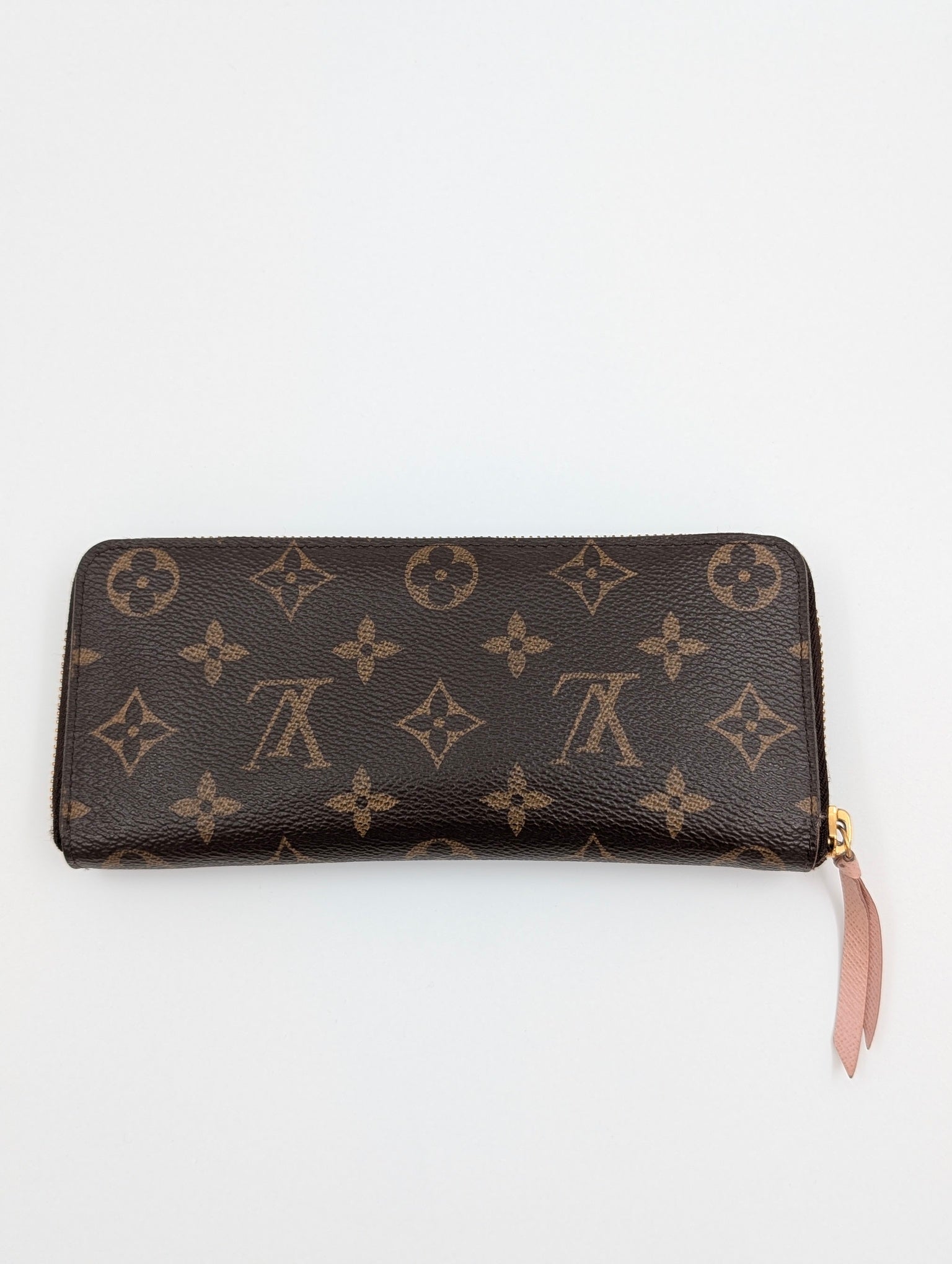 Louis Vuitton Portafoglio Clemence rosa ballerina