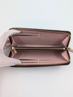 Louis Vuitton Portafoglio Clemence rosa ballerina