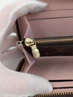 Louis Vuitton Portafoglio Clemence rosa ballerina