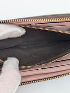 Louis Vuitton Portafoglio Clemence rosa ballerina